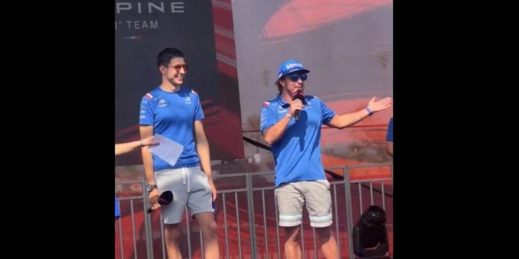 Intento de 'zasca' de Ocon y Alonso responde