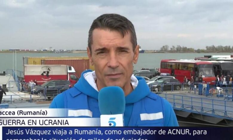 Jesús Vázquez: "Impresiona mucho cuando los refugiados se parecen físicamente a ti"