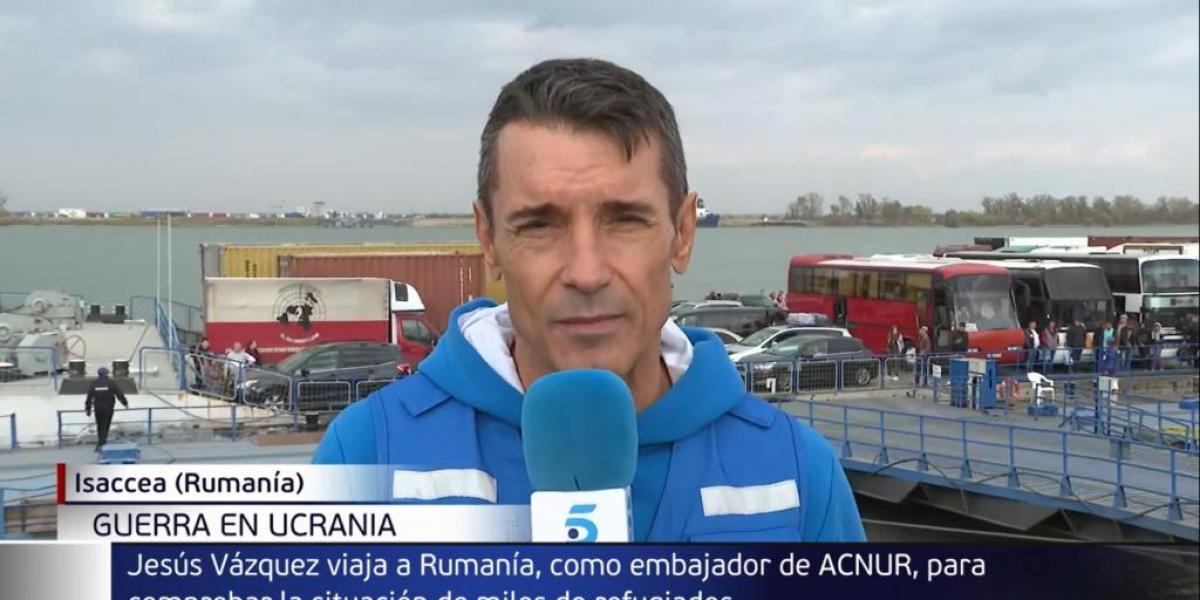 Jesús Vázquez: "Impresiona mucho cuando los refugiados se parecen físicamente a ti"