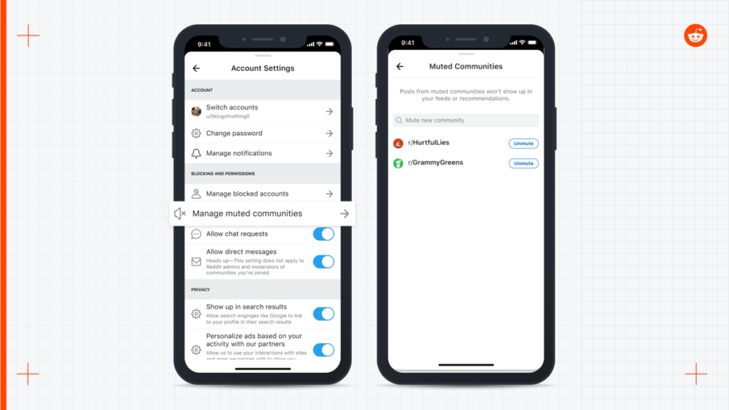 La última función de Reddit te permite silenciar comunidades enteras