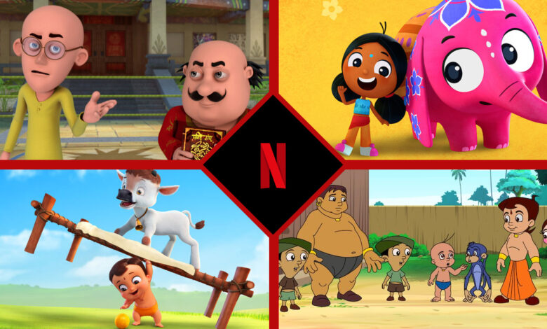 Las mayores franquicias indias de niños animados en Netflix