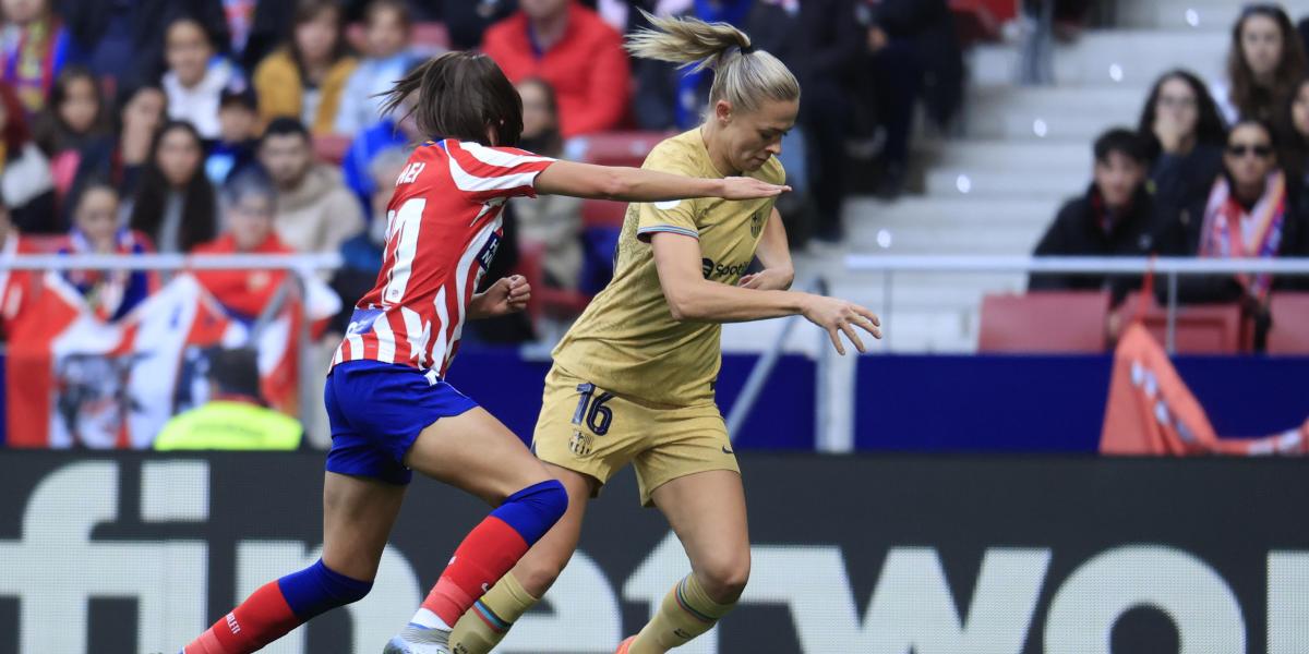 Las mejores imágenes del Atlético de Madrid - Barça femenino