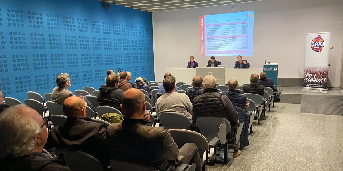 Los accionistas del Manresa aprueban un presupuesto de 3,4 millones