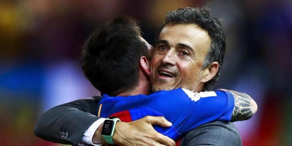 Luis Enrique, sobre las palabras de Messi: "Te puedes imaginar lo que representa para mí"