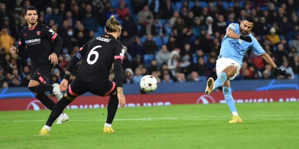 Manchester City-Sevilla, en imágenes