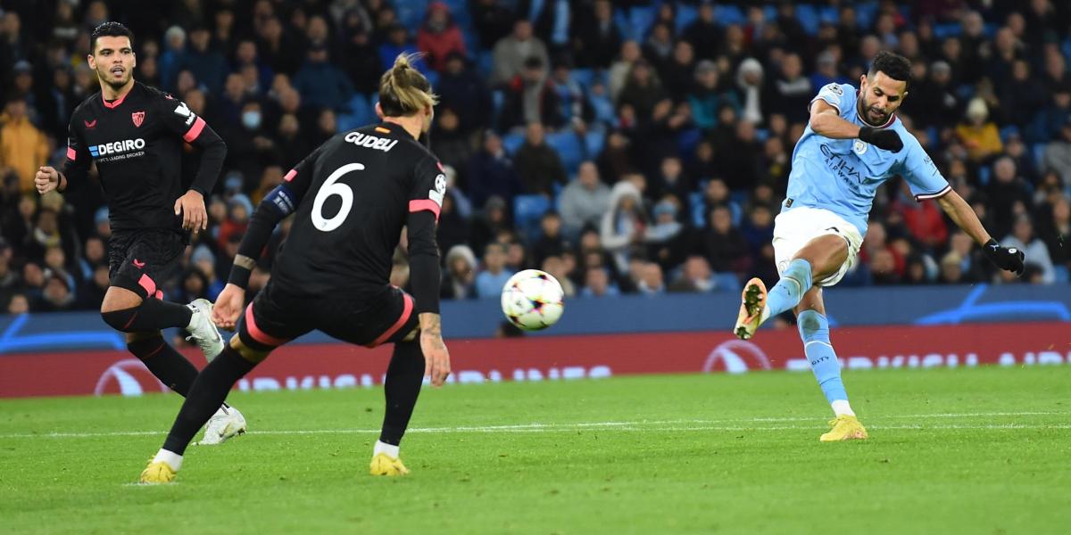 Manchester City-Sevilla, en imágenes