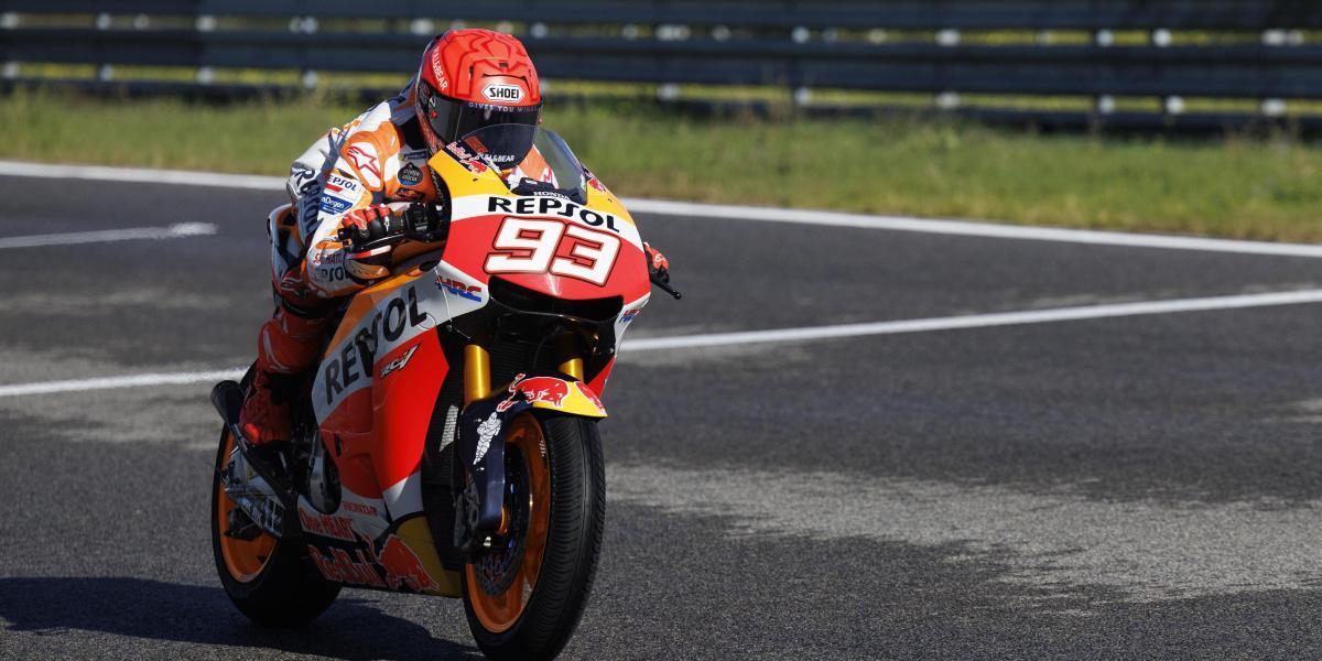 Marc Márquez rueda en el Jarama con un nuevo biocombustible Repsol