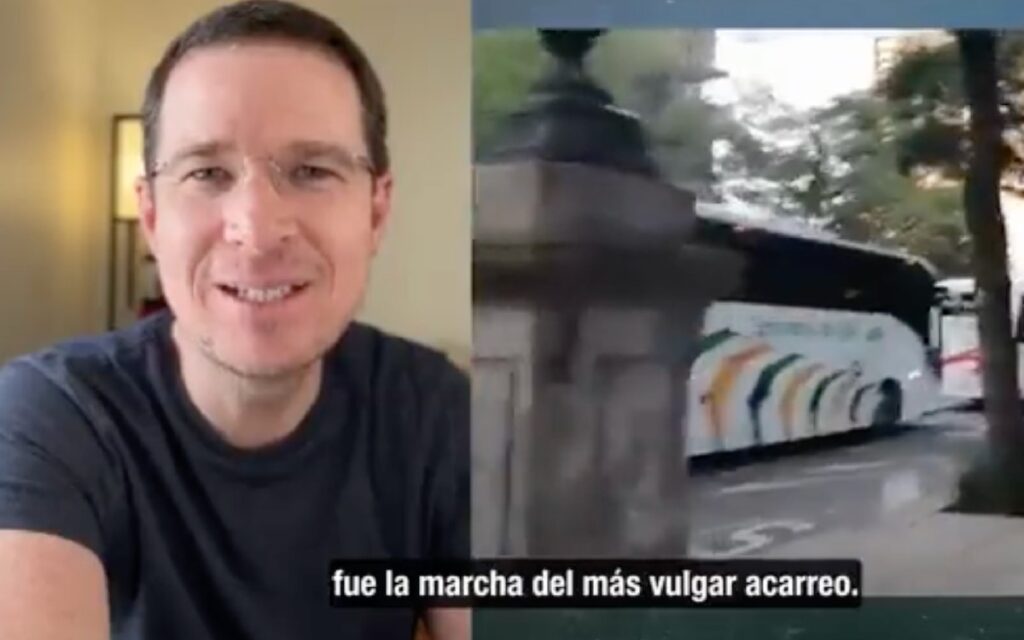 'Marcha de AMLO fue del más vulgar acarreo': Anaya