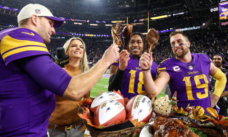NFL: Vikingos cierran el Thanksgiving con victoria sobre los Patriotas | Video