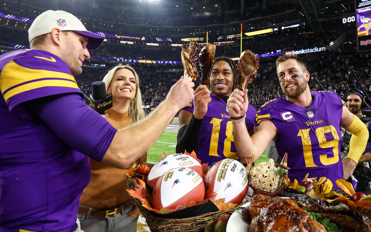 NFL: Vikingos cierran el Thanksgiving con victoria sobre los Patriotas | Video