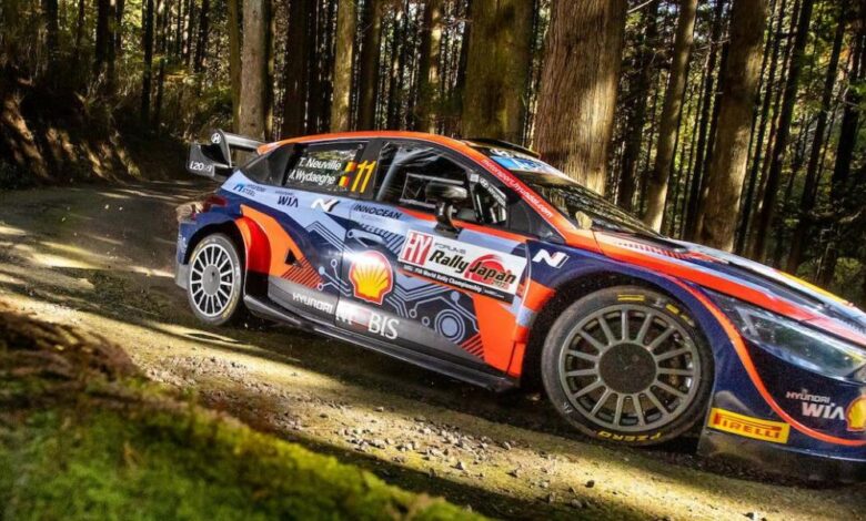 Neuville llega como líder a la jornada final del Rally de Japón