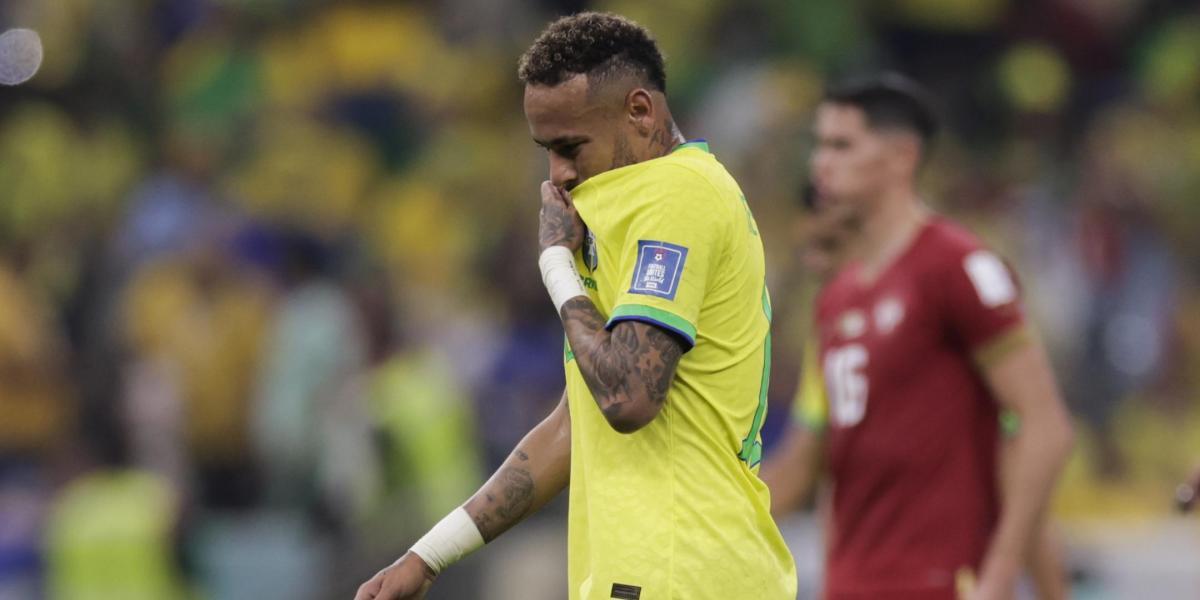 Neymar, con fiebre en el hotel