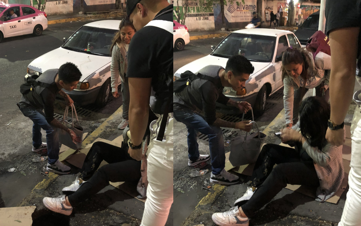 Otra vez… Una mujer se lastima tras resbalarse en una coladera de Iztacalco | Video