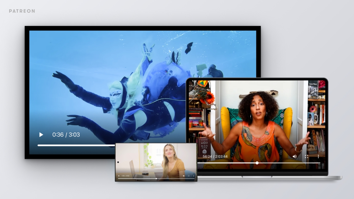 Patreon agrega una función de video nativo largamente esperada