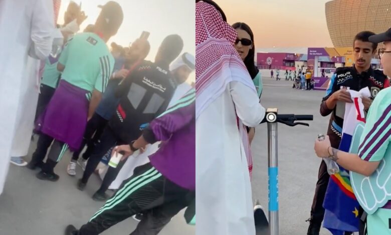 Periodista brasileño denuncia agresión de guardias en Qatar por bandera con 'arcoíris' | Videos