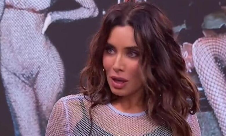 Pilar Rubio llega a 'El Hormiguero' con un vestido de red que deja poco a la imaginación