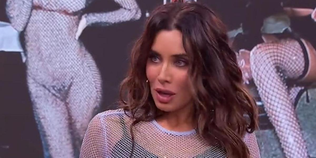 Pilar Rubio llega a 'El Hormiguero' con un vestido de red que deja poco a la imaginación