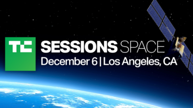 Pitch en el escenario de TC Sessions: Space 2022