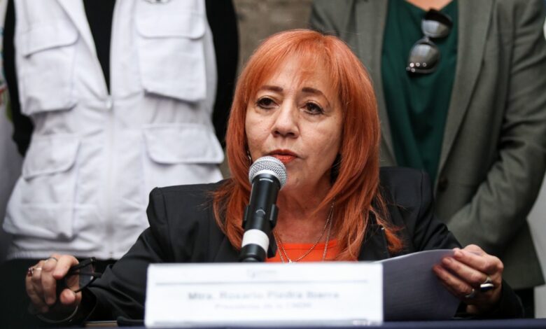 Pronunciamiento de CNDH al INE es interpretación política de Rosario Piedra Ibarra: Consejero