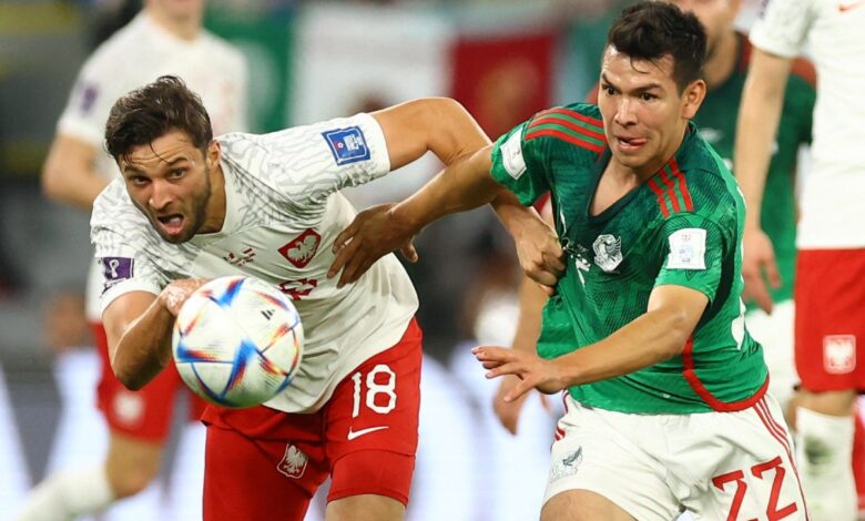 Qatar 2022: Así fue la batalla, sin dar ni pedir cuartel, entre mexicanos y polacos | Fotogalaría