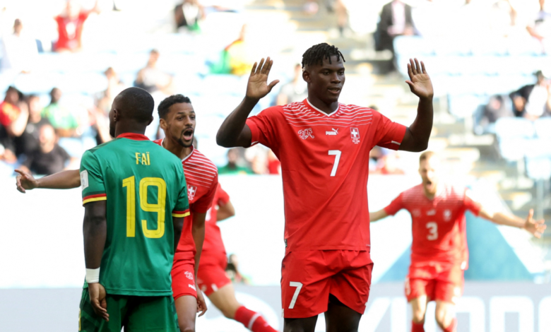 Qatar 2022: Breel Embolo da victoria a Suiza sobre su natal Camerún | Tuit