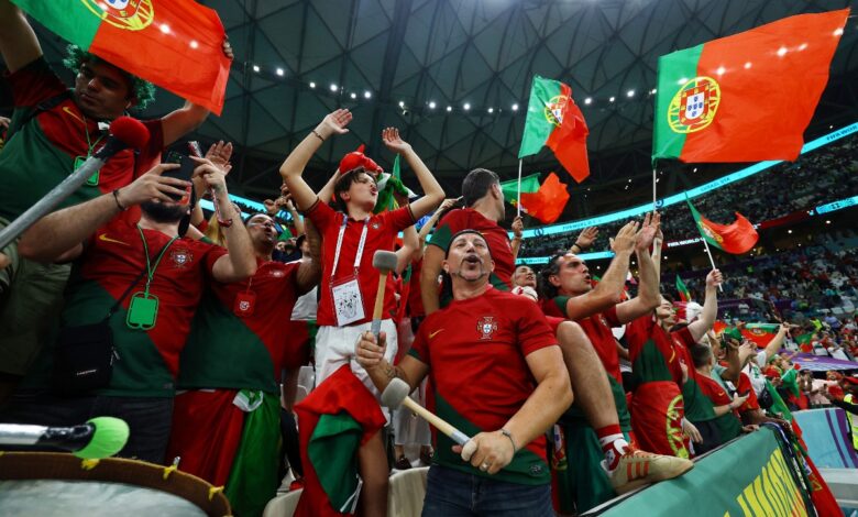 Qatar 2022: Calientan lusitanos y charrúas el ambiente en el Estadio Lusail | Fotogalería