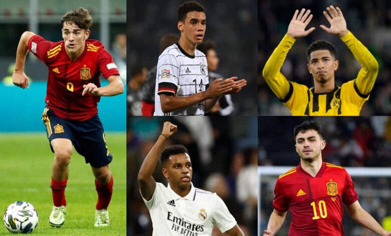 Qatar 2022: Gavi, Pedri, Bellingham, Musiala y Rodrygo, los jóvenes a seguir en el Mundial