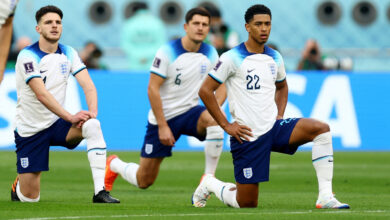 Qatar 2022: Inglaterra se arrodilla en protesta a violaciones de derechos humanos