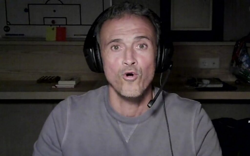 Qatar 2022: Luis Enrique, DT de España en el Mundial, se convierte en 'streamer' | Video