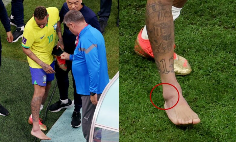 Qatar 2022: Neymar sufrió un esquince en el tobillo derecho
