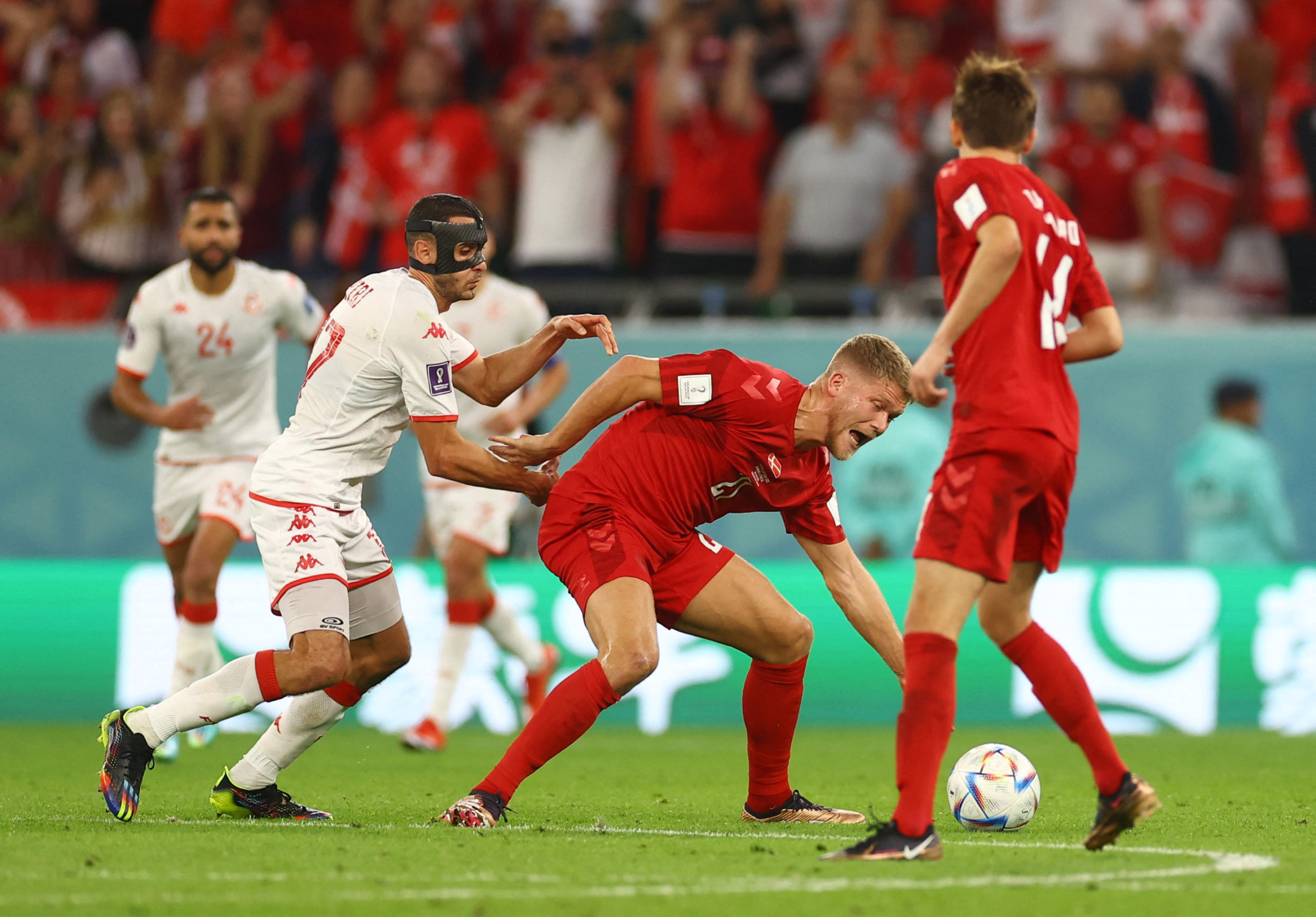 Qatar 2022: No se hacen daño daneses y tunecinos | Tuit