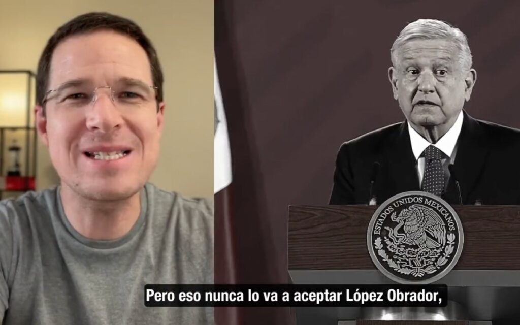 Reprocha Anaya, con video editado, que AMLO prometió renunciar si 100 mil marchaban en su contra