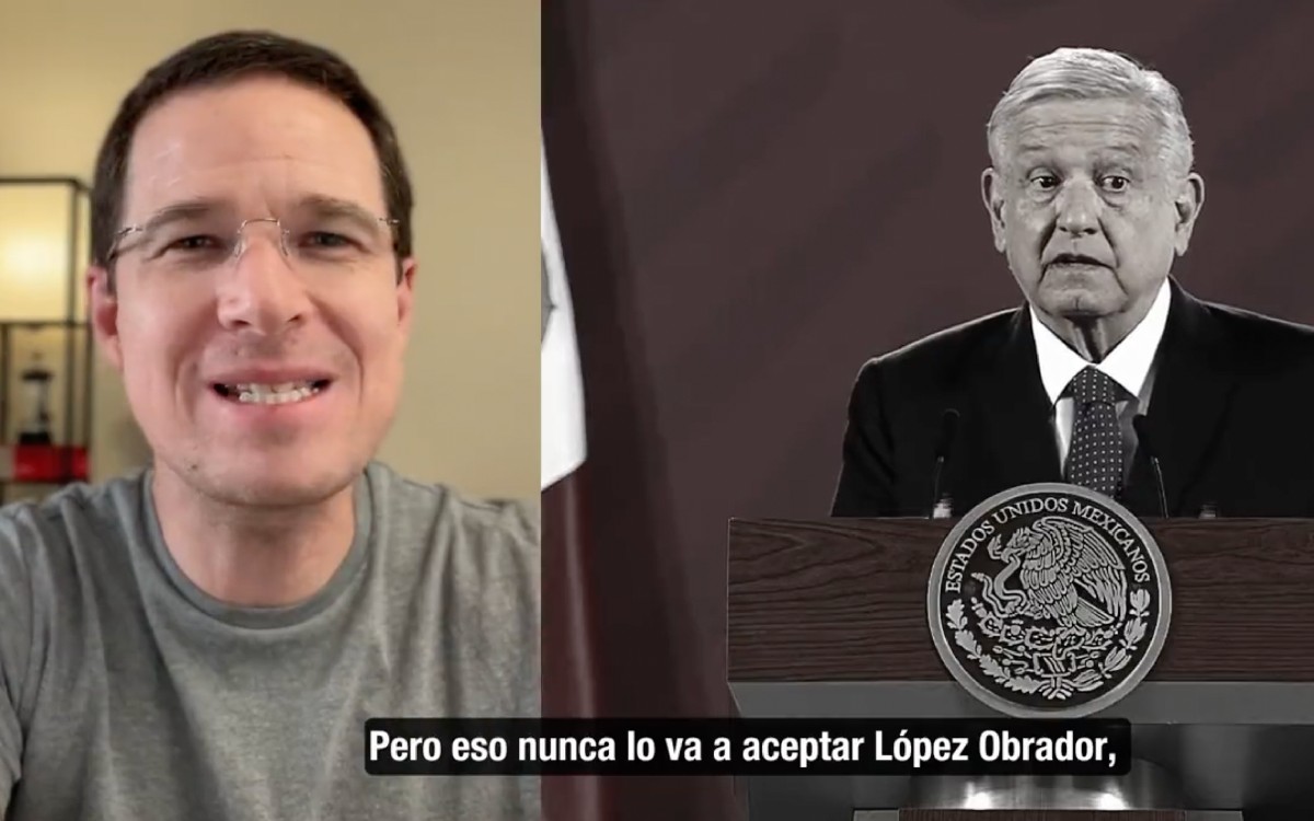 Reprocha Anaya, con video editado, que AMLO prometió renunciar si 100 mil marchaban en su contra
