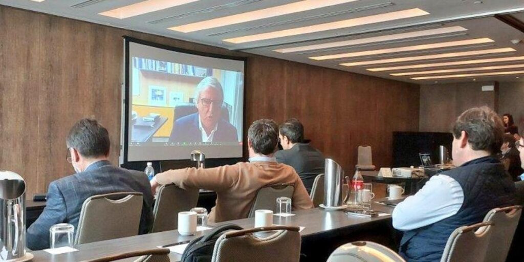 Santi Nolla, en la reunión internacional del GDA