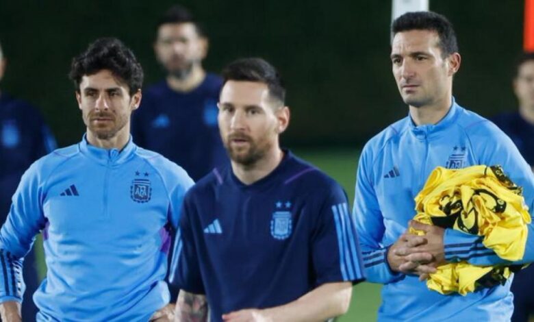 Scaloni: “Messi está bien en lo físico y en lo moral”