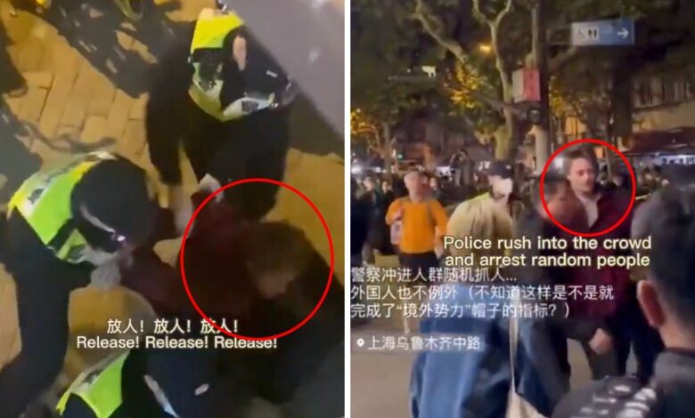 Shanghái: Policía golpea a periodista de la BBC en protesta