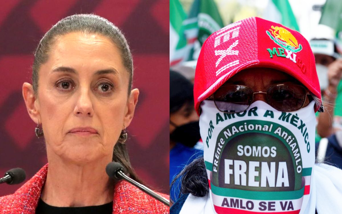 Sheinbaum rechaza que haya peticiones para marchas el 27 de noviembre; FRENAAA publica solicitud para ese día