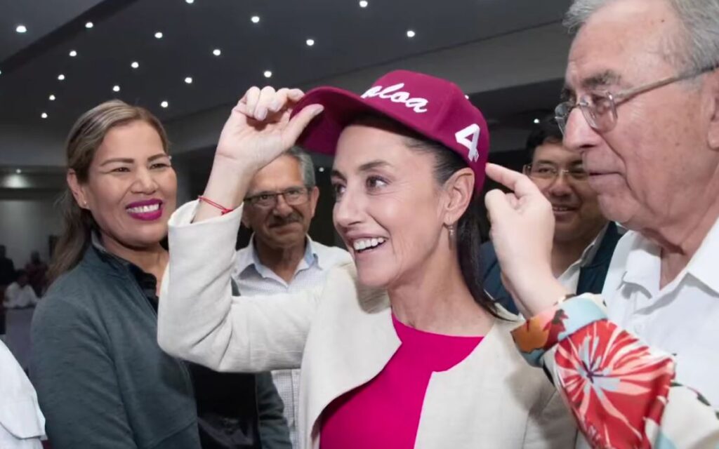 Sheinbaum ya tiene corrido; ‘presidenta’, la ovacionan en Sinaloa