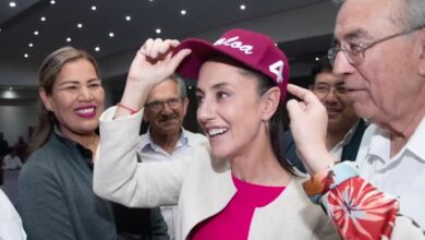 Sheinbaum ya tiene corrido; ‘presidenta’, la ovacionan en Sinaloa