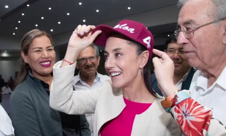 Sheinbaum ya tiene corrido; ‘presidenta’, la ovacionan en Sinaloa