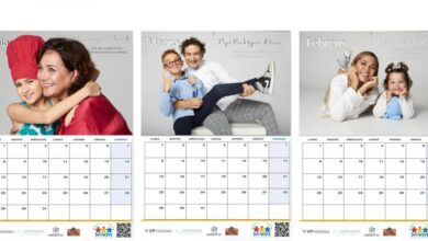 Sonsoles Ónega, Pepe Rodríguez y Carlos Sobera en el calendario 2023 'Sonrisas Sin Cáncer'