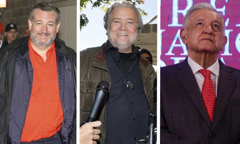 Ted Cruz y Steve Bannon truenan contra AMLO en cumbre de la ultraderecha en México