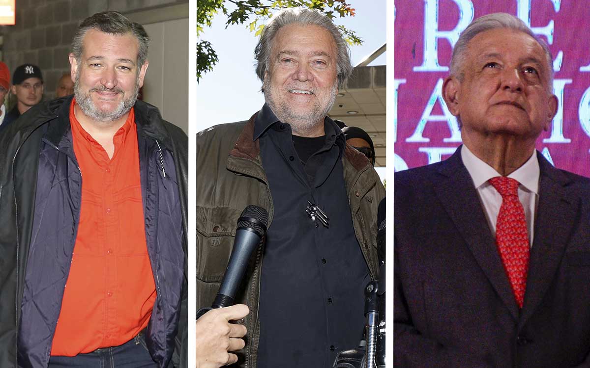 Ted Cruz y Steve Bannon truenan contra AMLO en cumbre de la ultraderecha en México