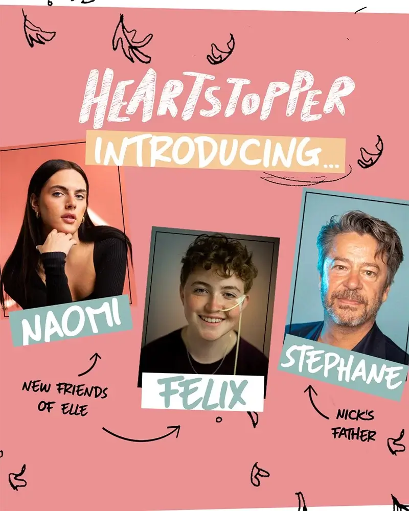 nuevo elenco para Heartstopper temporada 2 netflix nuevo elenco para Heartstopper temporada 2 netflix