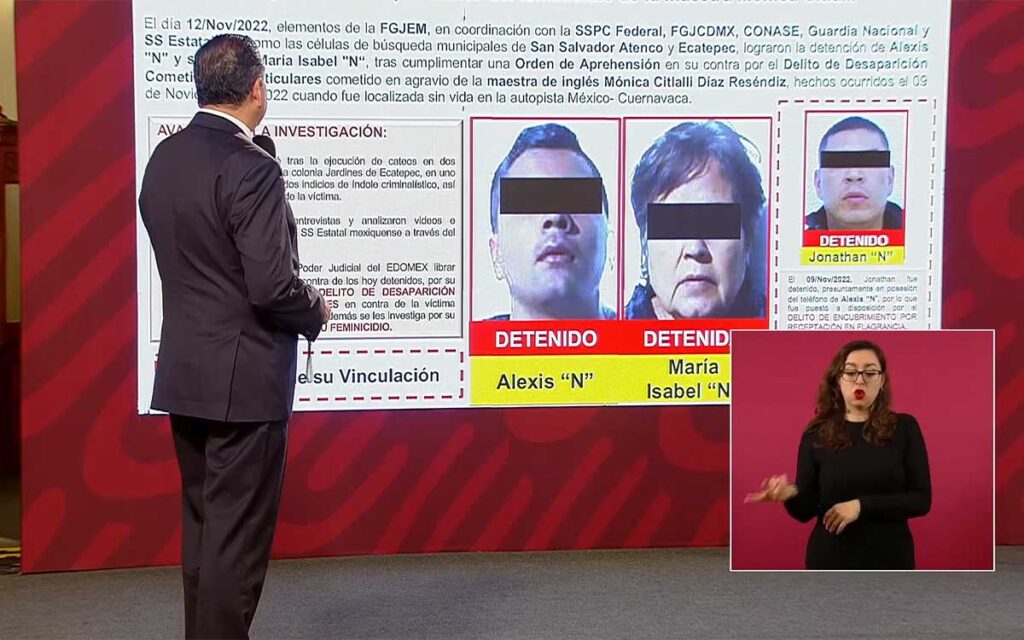 Tercer detenido en caso del feminicidio de Mónica Citlalli; Jonathan 'N' es procesado por encubrimiento