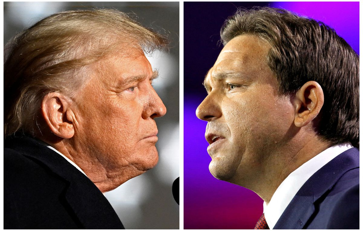 Trump entra al choque contra “DeSantis, el mojigato” por “estar jugando” a optar a la Casa Blanca