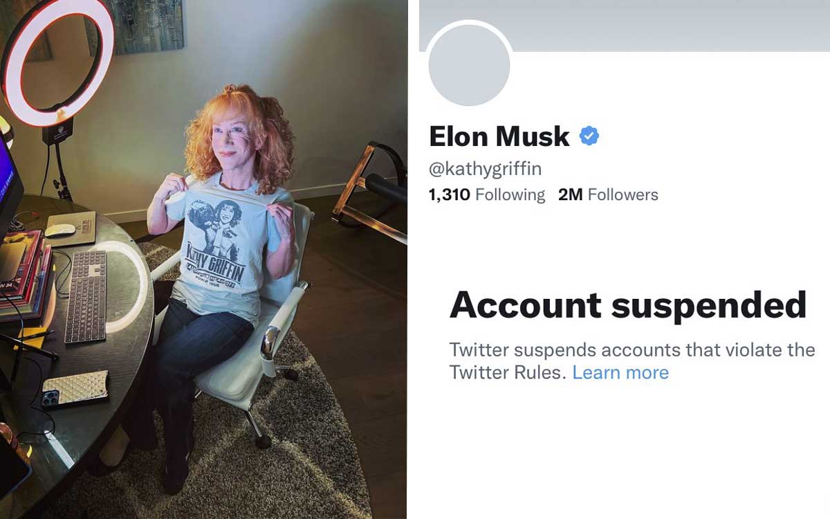 Twitter suspende cuenta de la comediante Kathy tras suplantar a Elon Musk