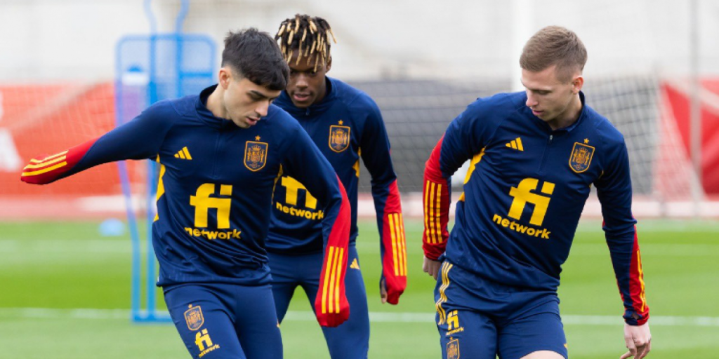 Último entrenamiento de la Selección antes de viajar a Jordania