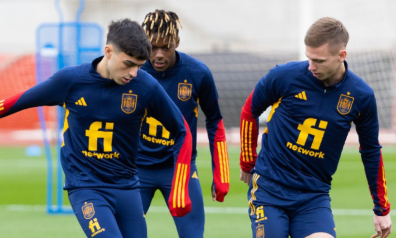 Último entrenamiento de la Selección antes de viajar a Jordania