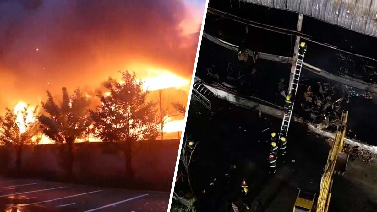 Voraz incendio en almacén industrial deja al menos 38 muertos en China